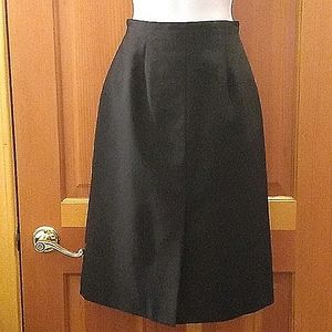 Black pencil skirt